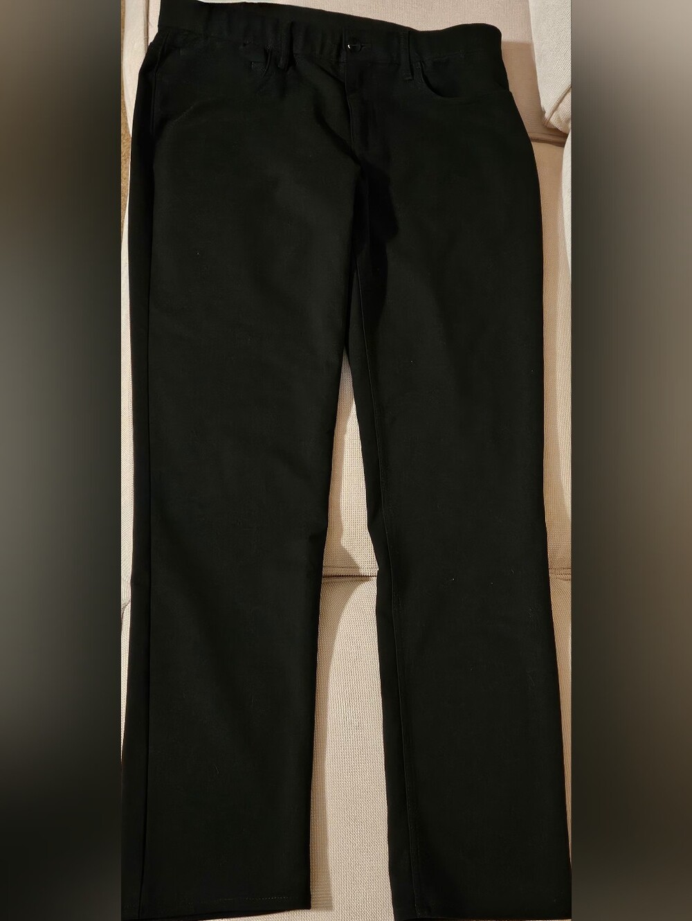 Men's Black Calvin Klein Slim Fit 5-Pocket Chino Tech Pants 33x32